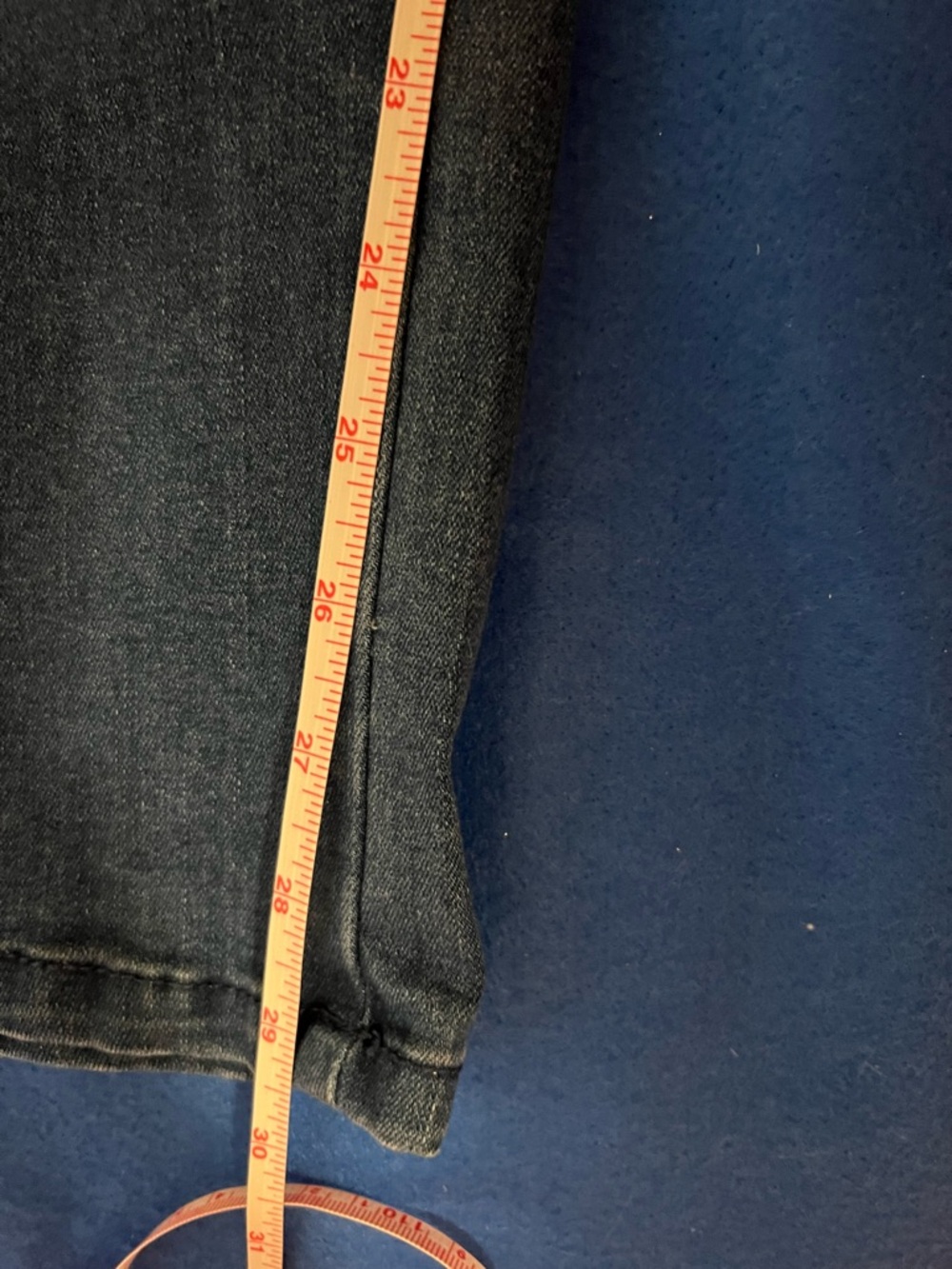 Blair 26W Dark Blue Women's Jeans with Floral Embroidery - Picture 13 of 15